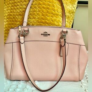 Coach crossgrain Leather Brooke Carryall Handbag Purse